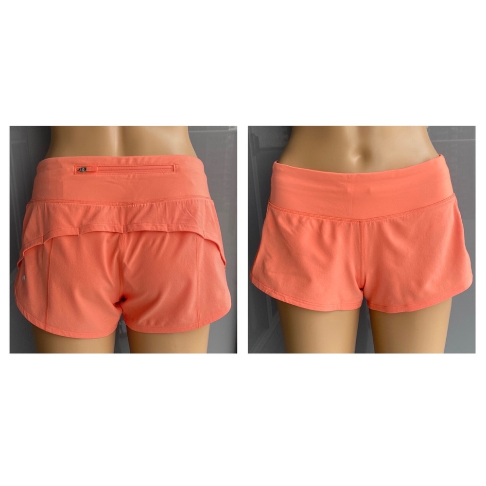 Lululemon Speed Up Short, 2.5" | Highlight Orange | size 4